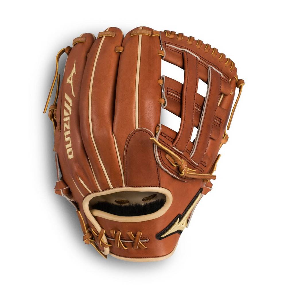 Mens Mizuno Pro Select Infield 11.75" - Deep Pocket Baseball Gloves Brown Philippines (YBOFRU602)